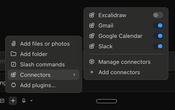 Connect Google Calendar / Mail in Claude Code settings